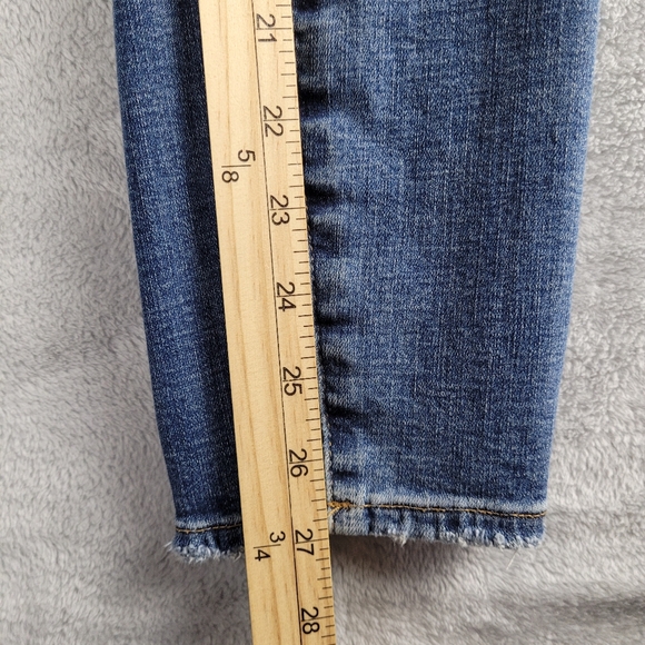 Pistola Women's Jeans Skinny Blue Distressed Size 29 (fit 30x27 ) - Picture 4 of 12